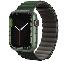 EPICO magnetický pásek pro Apple Watch 42/44/45mm, šedá/zelená 63418101900001