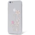 EPICO pružný plastový kryt pro iPhone 6/6S HOCO FLOWERS - transparentní bílo-růžová_2033226984