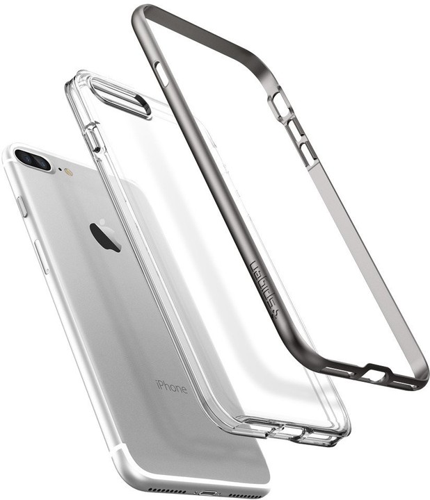 Spigen Neo Hybrid Crystal pro iPhone 7 Plus, gunmetal_1066655193