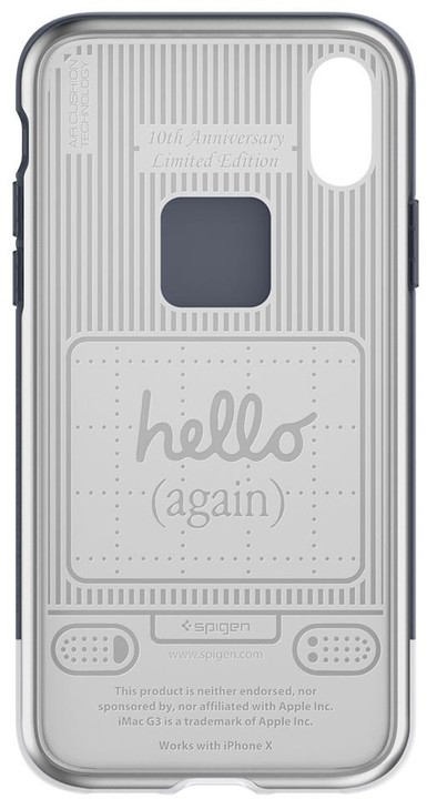 Spigen Classic C1 pro iPhone X, šedá_555552254