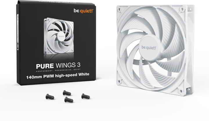Be quiet! Pure Wings 3 White, 140mm, high speed_315676442