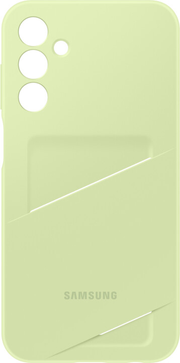 Samsung ochranný kryt s kapsou na kartu pro Galaxy A15, limetková_2145963509