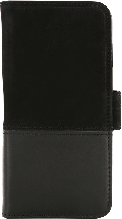 Holdit Wallet Case Apple iPhone 6s,7,8 - Black Leather/Suede_196575961