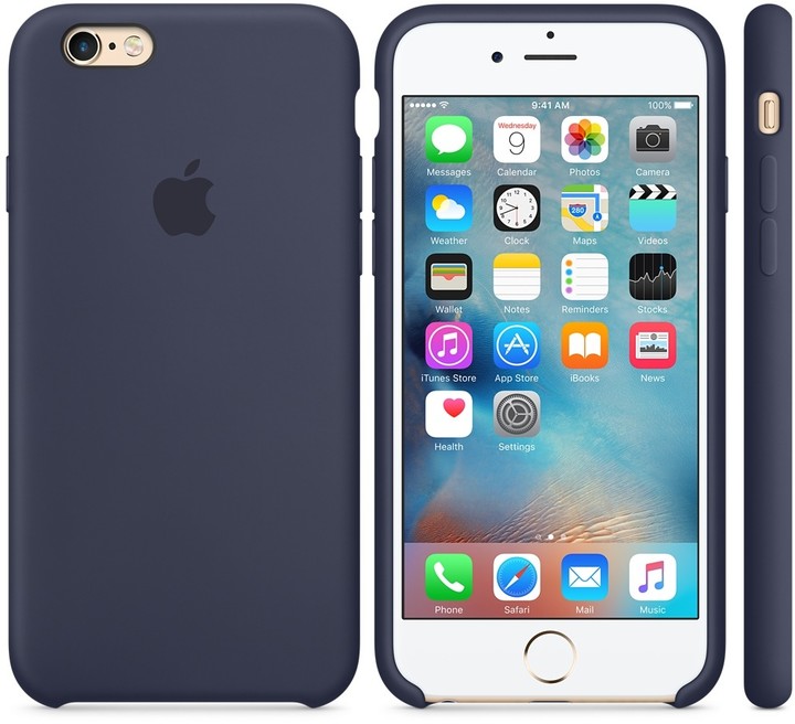 Apple iPhone 6 / 6s Silicone Case, tmavě modrá_7202743
