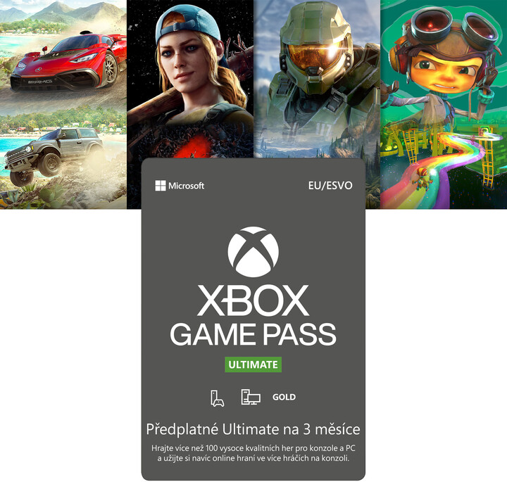 Xbox Game Pass Ultimate 3 měsíce - elektronicky_235541057