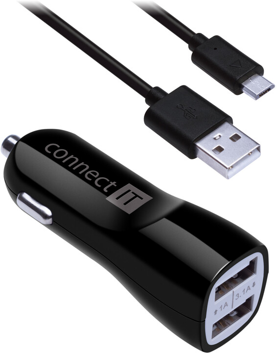 CONNECT IT Premium auto adaptér 2x USB_628459757