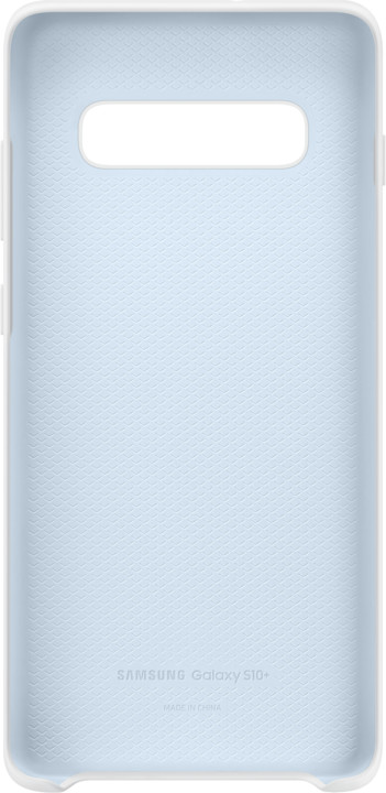 Samsung silikonový zadní kryt pro Samsung G975 Galaxy S10+, bílá_53232710