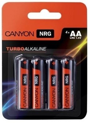 Canyon alkaline battery AA, 4pcs/pack (v ceně 49 Kč)_627165915