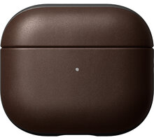 Nomad kožený ochranný kryt pro Apple AirPods 3, hnědá_1107830150