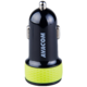 Avacom nabíječka do auta se dvěma USB výstupy 5V/1A - 3,1A, černo/zelená_26340761