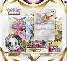 Karetní hra Pokémon TCG: Sword & Shield Astral Radiance - 3 Blister Booster Eevee Poukaz 200 Kč na nákup na Mall.cz