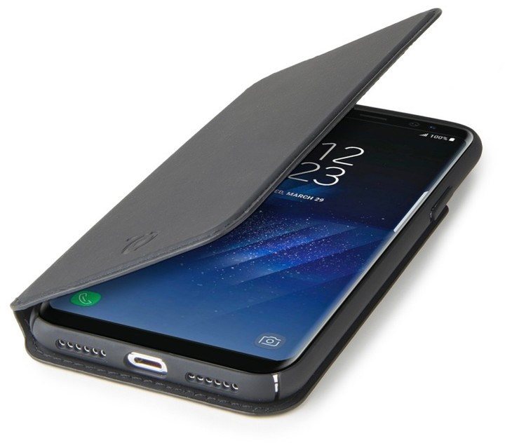 CELLY Prestige pouzdro typu kniha pro Samsung Galaxy S8 Plus, PU kůže, černé_931543129
