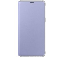 Samsung A8 flipové neonové pouzdro, šedofialková_913629351