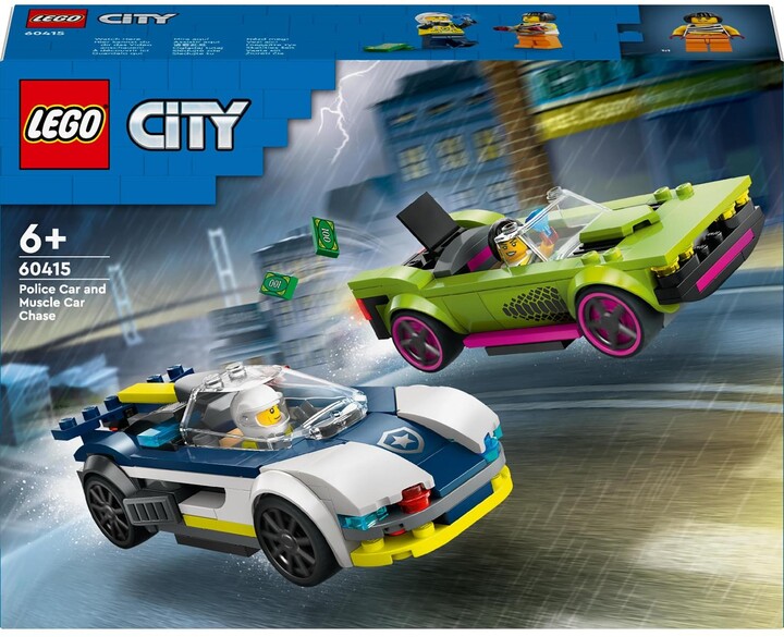 LEGO® City 60415 Honička policejního auta a sporťáku_1232394819