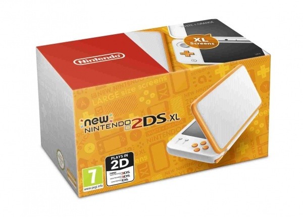 Nintendo New 2DS XL, bílá/oranžová_156102483