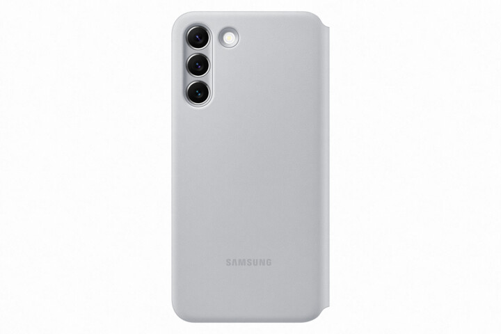 Samsung flipové pouzdro LED View pro Galaxy S22+, šedá_1252369634