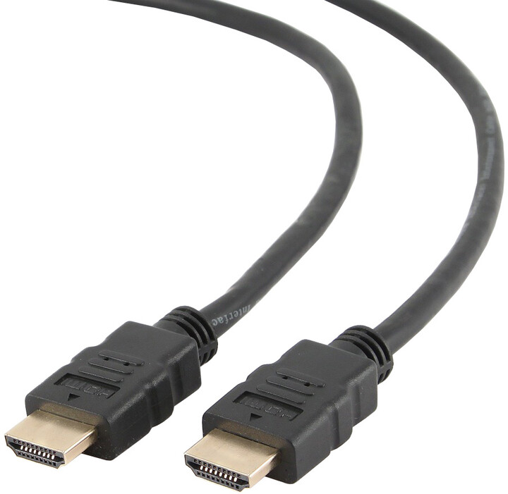 Gembird CABLEXPERT kabel HDMI-HDMI 1,8m, 1.4, M/M stíněný, zlacené kontakty, CCS, ethernet, černá_1513452755