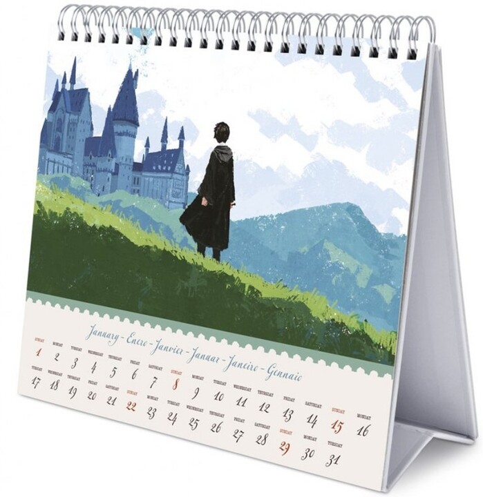 Kalendář 2023 Harry Potter - Deluxe, stolní_140786873