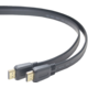 PremiumCord HDMI High Speed + Ethernet plochý kabel, zlacené konektory, 3m_910374653