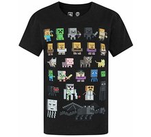 Tričko Minecraft Sprites, černé (US XL / EU XXL)_2102060719
