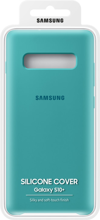 Samsung silikonový zadní kryt pro Samsung G975 Galaxy S10+, zelená_1360038911