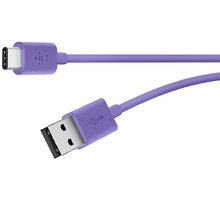 Belkin USB 2.0 USB-C to USB A, 1,8m, fialový_1301209287