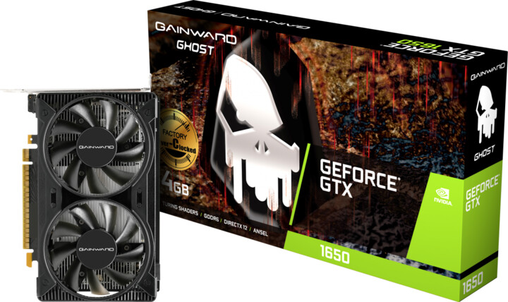 Gainward GeForce GTX 1650 D6 Ghost OC, 4GB GDDR6