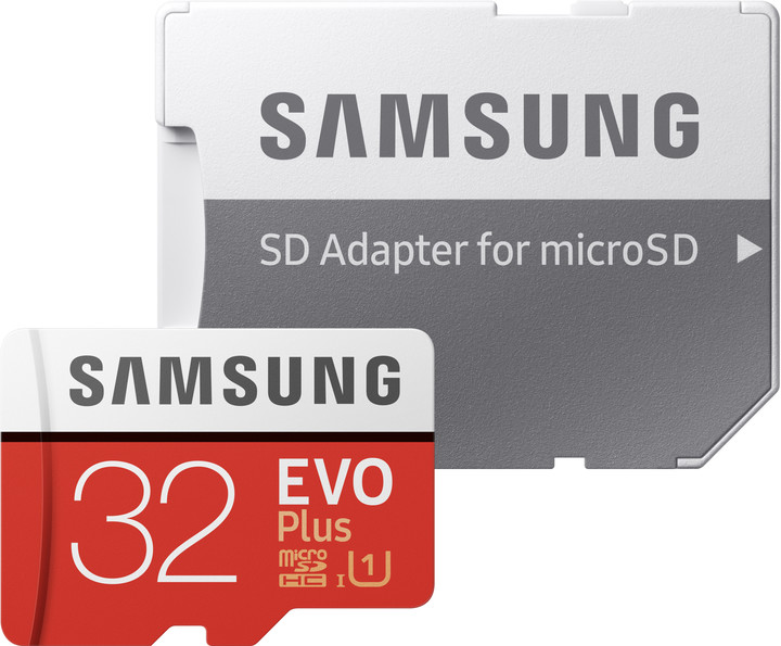 Samsung EVO Plus Micro SDHC 32GB UHS-I + SD adaptér_1226418982