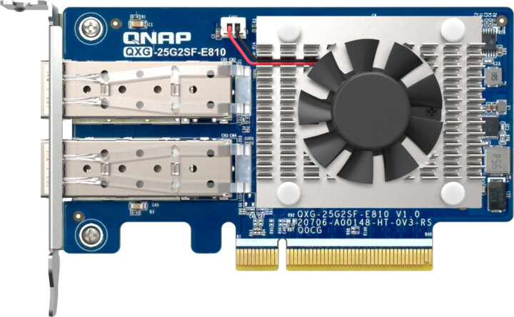 QNAP QXG-25G2SF-E810 - Dvouportová, SFP28, PCIe Gen4 x8_1154967519