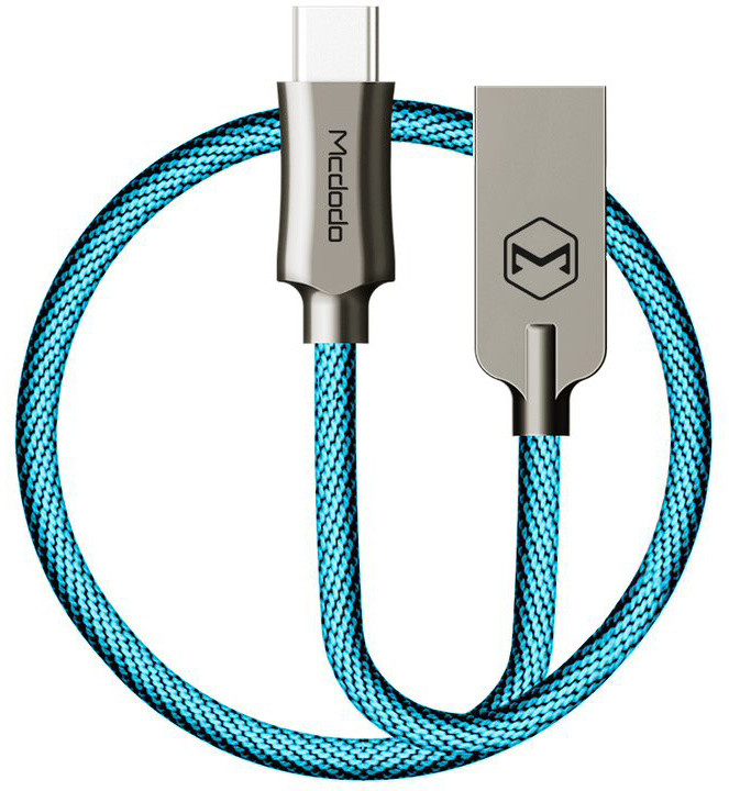 Mcdodo Knight datový kabel USB-C, 1.5m, modrá_1796045238