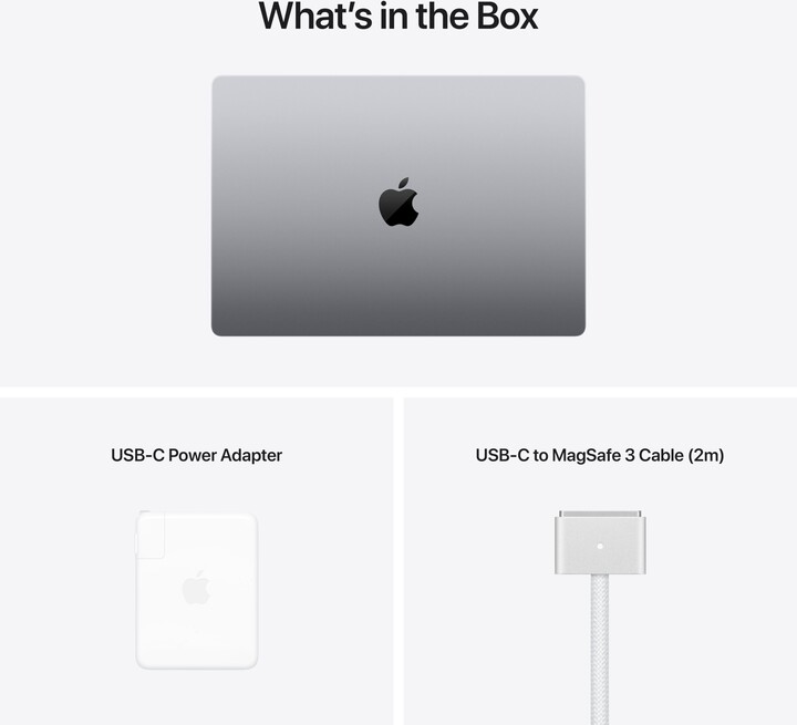 Apple MacBook Pro 16, M1 Pro 10-core, 16GB, 512GB, 16-core GPU, vesmírně šedá (US)
