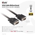 Club3D kabel VGA, M/M, 28AWG, 10m_156134709