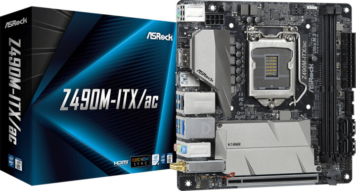 ASRock Z490M-ITX/AC - Intel Z490_182929995