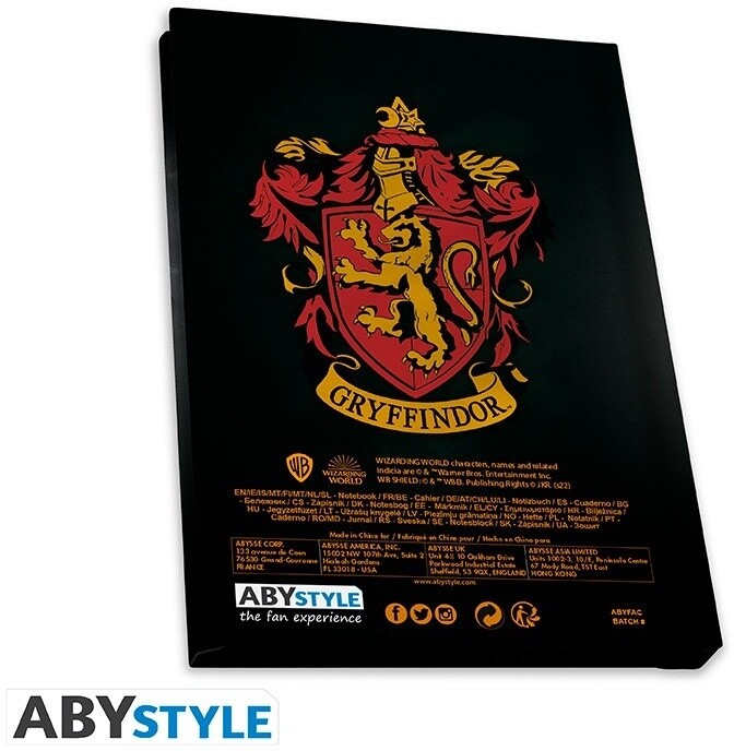 Dárkový set Harry Potter - Gryffindor, hrnek, klíčenka, zápisník, 320ml_1803099340