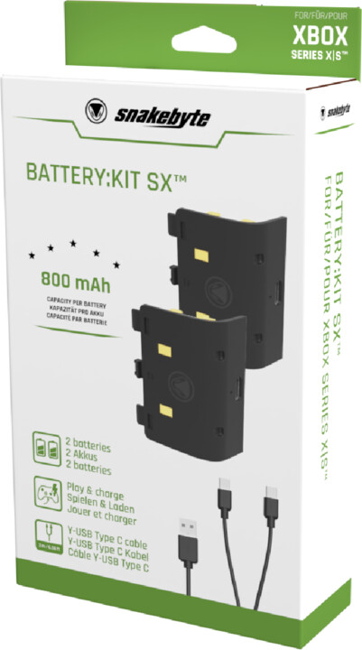 Snakebyte Battery:Kit SX, černý (Xbox Series)_2025928930