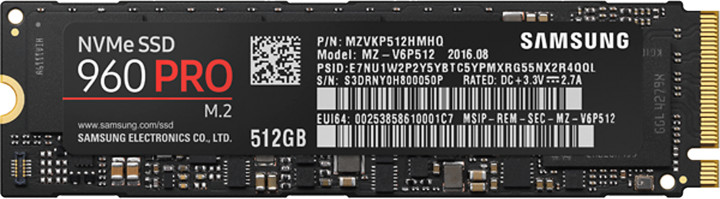 Samsung SSD 960 PRO (M.2) - 512GB_1383194707