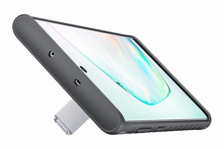 Samsung tvrzený ochranný zadní kryt se stojánkem pro Galaxy Note10, stříbrná_269604926