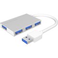 ICY BOX IB-Hub1401, 4x USB 3.0, stříbrný_667247446