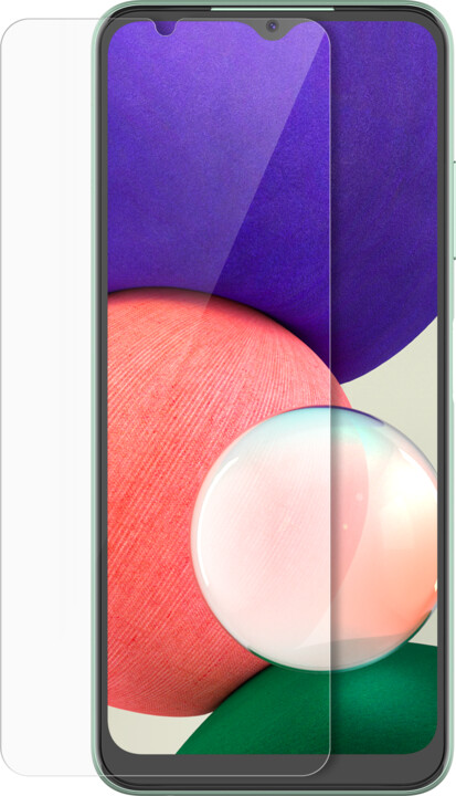 Samsung tvrzené sklo pro Galaxy A22 5G, transparentní_1130796063