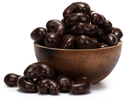 GRIZLY ořechy - kešu v čokoládě, hořká čokoláda 53%, 500g