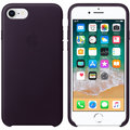 Apple kožený kryt na iPhone 8/7, lilkově fialová
