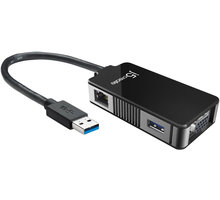 J5CREATE adapter USB3.0 na VGA/GigaLAN/HUB (Windows/Mac) JUA370_339326994