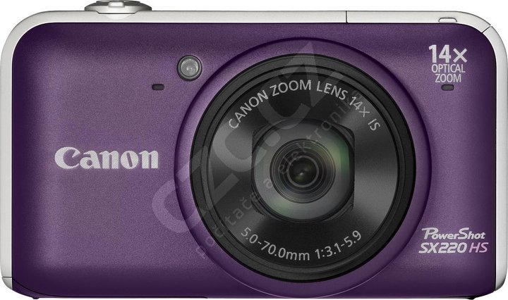 Canon PowerShot SX220 HS, fialová_602787325