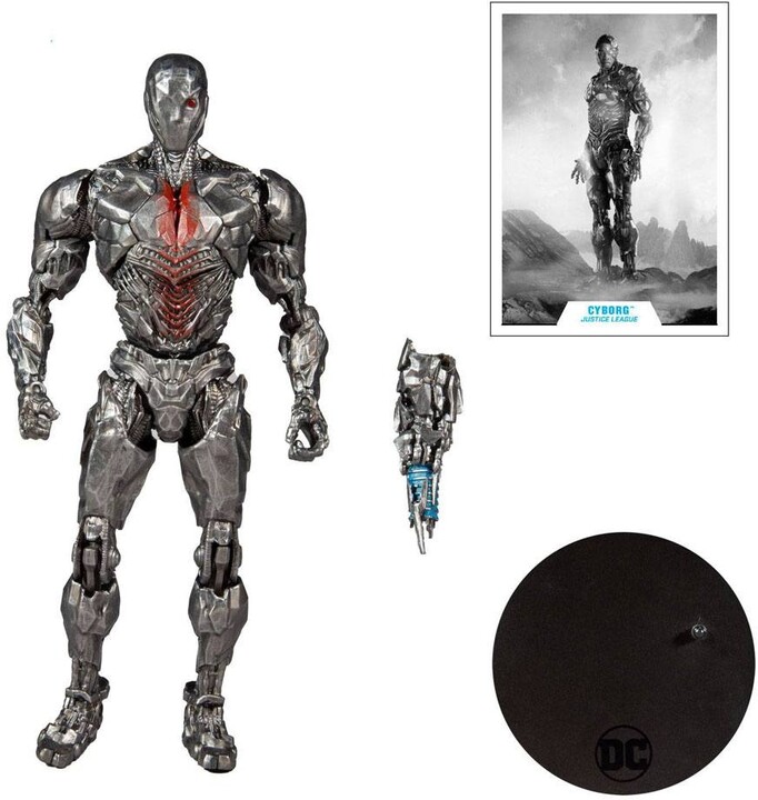 Figurka Justice League - Cyborg with Face Shield_543866541