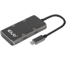 Club3D USB Data Hub USB-C Gen2 na 2x USB-A + 2x USB-C, aktivní, černá O2 TV HBO a Sport Pack na dva měsíce