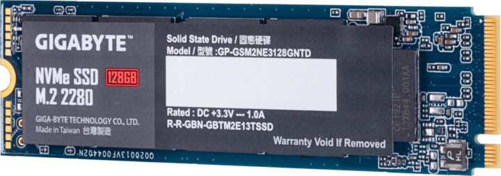 GIGABYTE SSD, M.2 - 128GB_1796288572