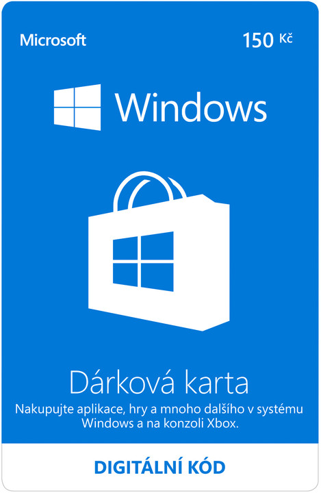 Microsoft Windows Store Gift Card 150CZK - elektronicky_1204356946