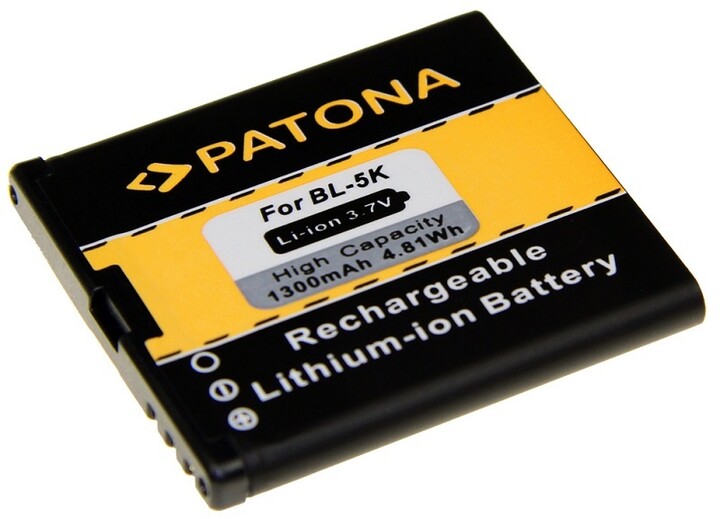 Patona baterie pro Nokia BL-5K 1300mAh 3,7V Li-Ion_969114496