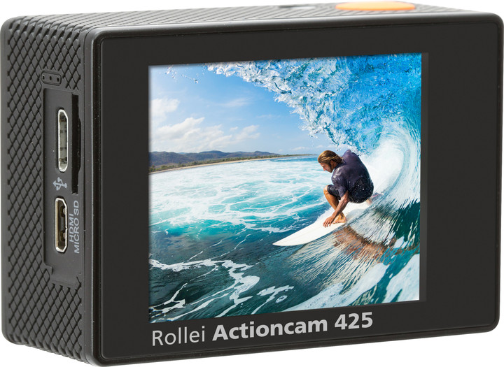 Rollei ActionCam 425 WiFi černá + náhradní baterie_238851263
