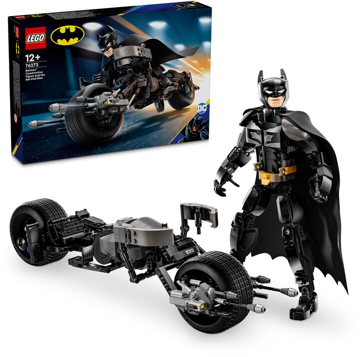 LEGO® DC Batman™ 76273 Sestavitelná figurka: Batman™ a motorka Bat-Pod_354472395